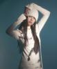 Peulleeoeob Fur Knit Beanie (Fl-727_White)