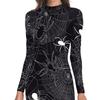 Halloween Nurse Costume Dress With Printed Pattern For Cosplay Parties