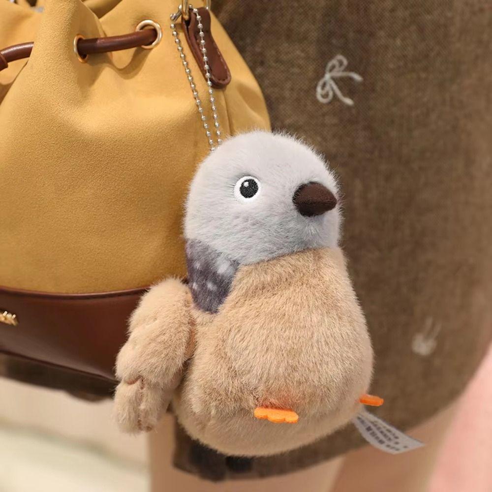 Realistic Birds Plush Pendant Simulation Bird Doll Pendant Plush Bird Keychain  Kids Toys
