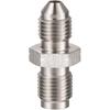 3AN Male to M10x1.0 Metric Inverted Flare Stainless Steel Brake Master Cylinder Adapter Fitting