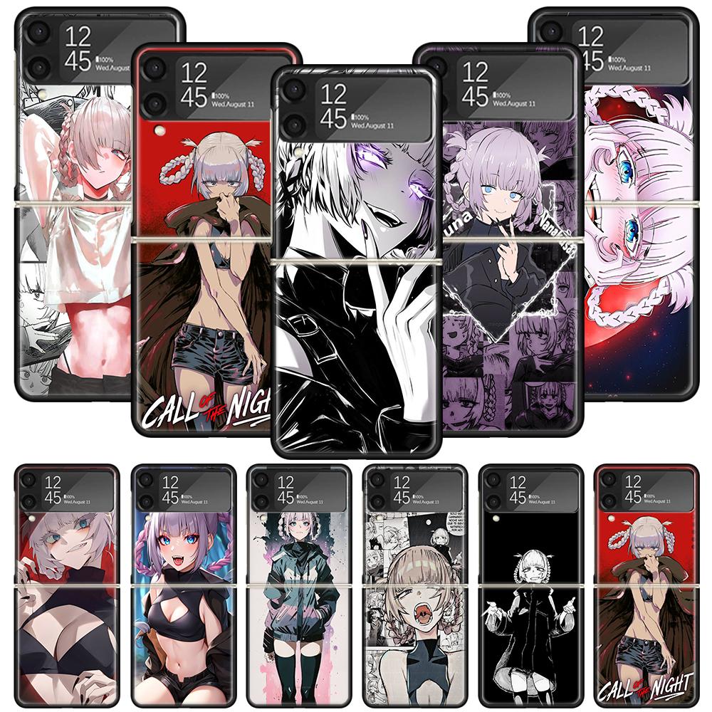 Nazuna Nanakusa Anime Phone Case For Samsung Galaxy Z Flip 7 6 5 4 3 5G Shockproof Cover Z Flip7 Flip6 ZFlip5 Flip3 Flip4 Luxury