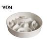 Raised Cat Bowl Elevated Pet Slow Feeder, Ceramic Dog with Stand, Prevents Feeder for Dogs Choking, Protects Spine, Food Cats Pets