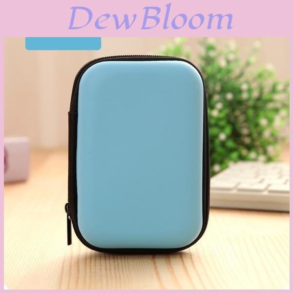 Multi-function Mini Zipper Earphone Storage Bag With Durable Eva Material For Travel Convenience