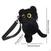 Cat Shaped Crossbody Bag Creative Shoulder for Travel Birthday Gift Shopping