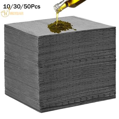 10/30/50 Pièces Tampon Absorbant d'Huile Tapis Absorbant d'Eau Remplacement Tapis d'Entretien d'Huile Pour Garage Maison Sous-sol Restaurant Hotte