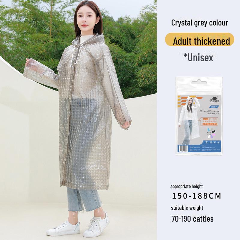 "Children's Full-Body Rainstorm-Proof Disposable Raincoat for Boys and Girls with Backpacks"