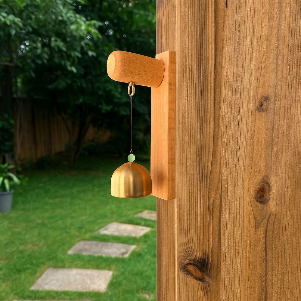 Rustic Shopkeepers Bell Japanese Style Wind Chime Hanging Decorative Bell  Street Number Sign