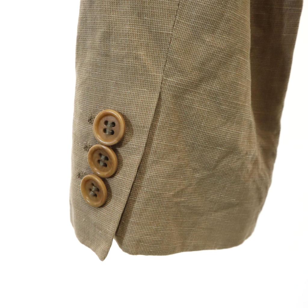 Paul Smith BLACK Leinenmischung maßgeschneiderte Jacke 42 beige Damen Gebraucht