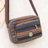 Multi Layer Messenger Bag Women Striped Canvas Single Bag Woman Mobile Phone Crossbody Bag Nylon Oxford Shoudler Bag