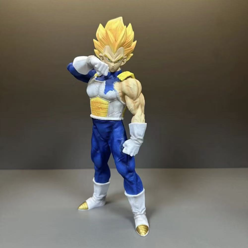Dragon Ball Hell Vegeta Light Sphere Vegeta Teleportation Sitting Pearl Battle Suit Figure Model GK
