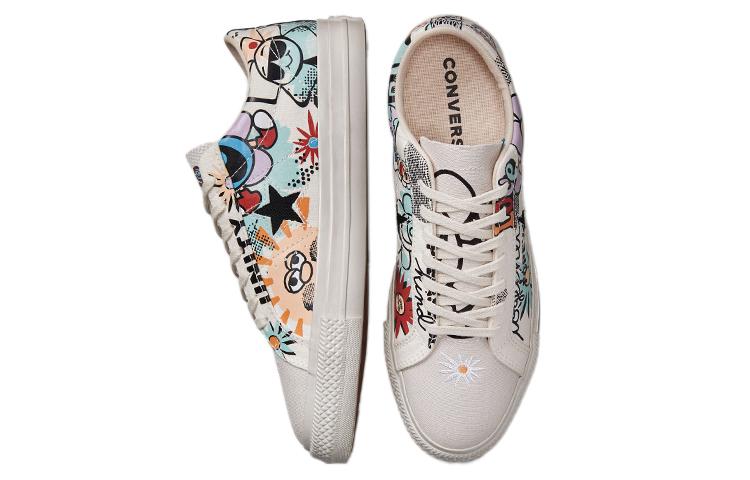 Men's Sneakers Converse One Star Floral Much Love Egret Egret/Multi/Black