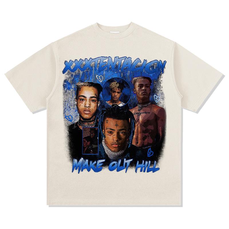 

XXXTentacion Vintage Heavyweight Hip Hop T-Shirt – European & American Streetwear XL