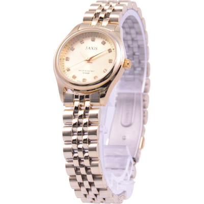 J-AXIS Women's MJL-M35-GG (Sun Flame) Round Watch Gold Brass Analog