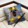 For Throw Pillow Case Sham 45X45Cm 35X35Cm Square Bedroom Seals Fruit Cute Seal Sea Meme Pillowcase Cushion Cover