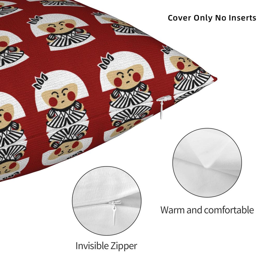 Las Meninas Velazquez Mari Barbola Pillowcase Printed Fabric Cushion Cover Cute Chibi Art Throw Pillow Case Cover Seat Wholesale