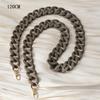 New Phone Accessory Detachable Parts Acrylic Matte Green Grey Chain Crossbody Pendant Cellphone Strap Phone Case Chains Shoulder Chain