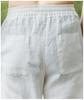 Men's Retro Chinese Style Linen Summer Trousers - Loose, Thin, Straight Casual Pants.