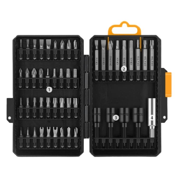Heavy Duty Alloy Hexagonal Screwdriver Set Universal Multiple Bits Nonslip Design Compact Carrying Case for Maintenance