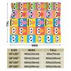 Sesame Street Character Eyes Pattern Blankets Flannel  Super Warm Throw Blanket for Outdoor Travel Bedspread