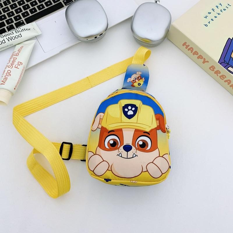 Paw Patrol Cartoon Kids Chest Bag With Polyester Print For Daily Use