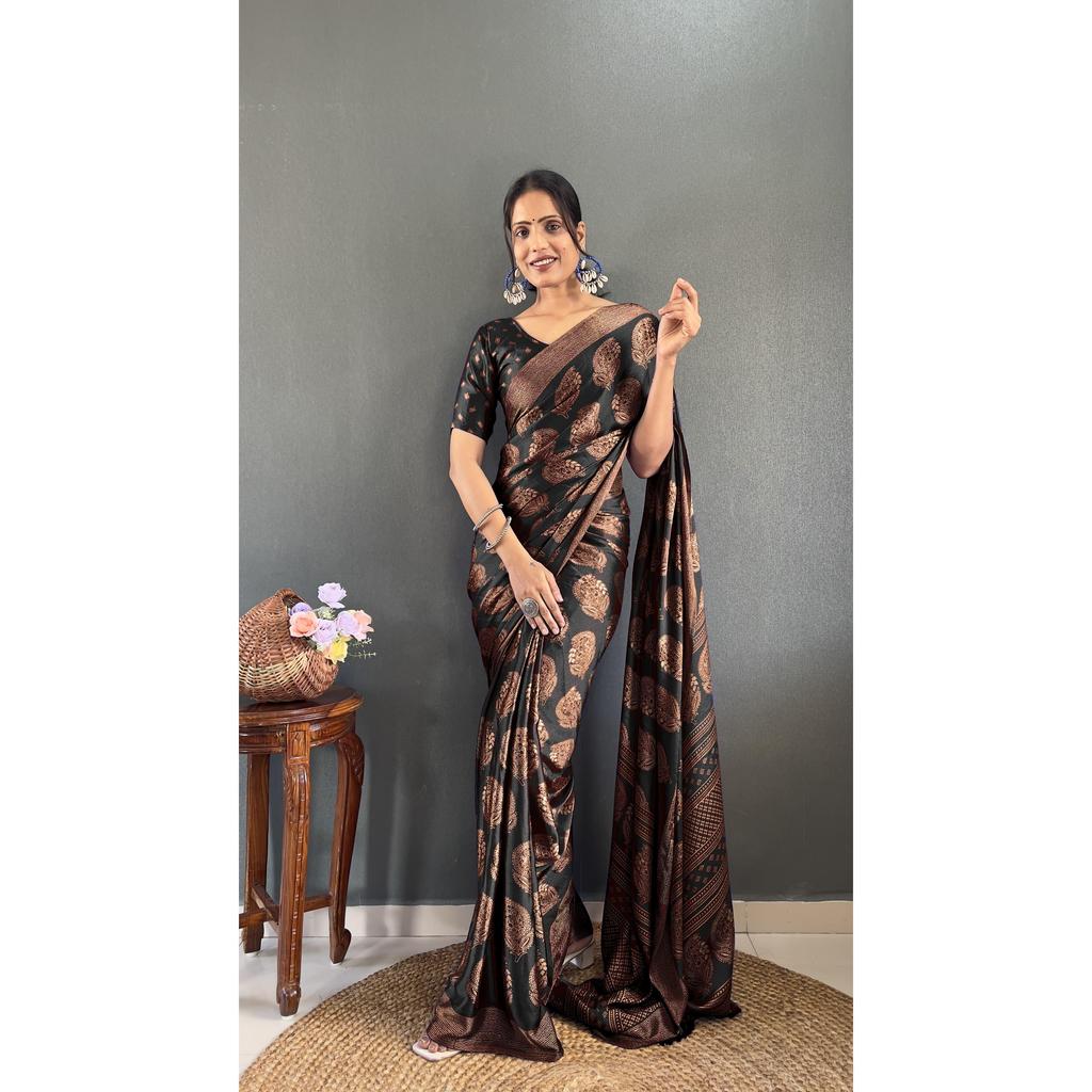 Very Easy Wearable Saree In Just 60 Seconds