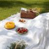 Picnic Picnic Picnic Compact Easy To Piano Cloth Sheet, Sheet, 1-4 Person, Mat, Nordic, Fringe, Lace, Stylish, Excursion, Outdoor, Lightweight, Thin,