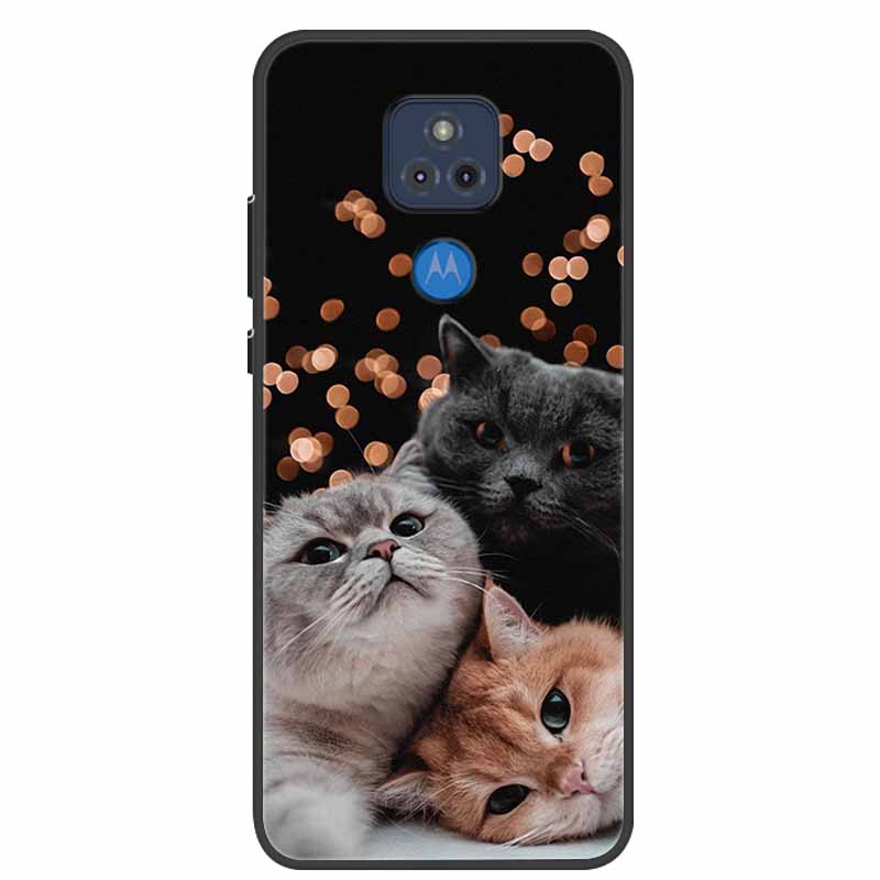 For Moto E7 Plus Case Bumper Silicone TPU Soft Phone Cover For Motorola Moto E7 Plus Case Cartoon Funda E 7 Plus E7Plus Coque