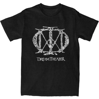Streetwear T Shirt Rock Music Band Dreamed Heavy Metal Theaterered Cotton T Shirts Fashion Tshirt for Men's Short Sleeve Tops