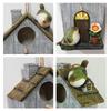 Resin Bird House Waterproof Outdoor Easy Installation Garden House Attracts Bird Hummingbird Shelter Cage Nest