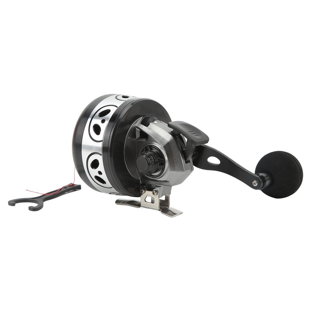 BL50 Metal Large Fishing Reel 3.6:1 Speed Gear Ratio Spinning Reel for Saltwater Freshwater Black