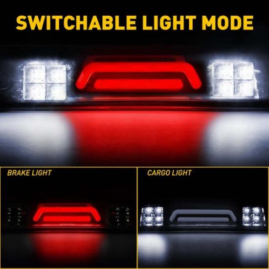 LED Smoked Third 3rd Brake Light Cargo Lamp For 2002-09 DODGE RAM 1500 2500 3500