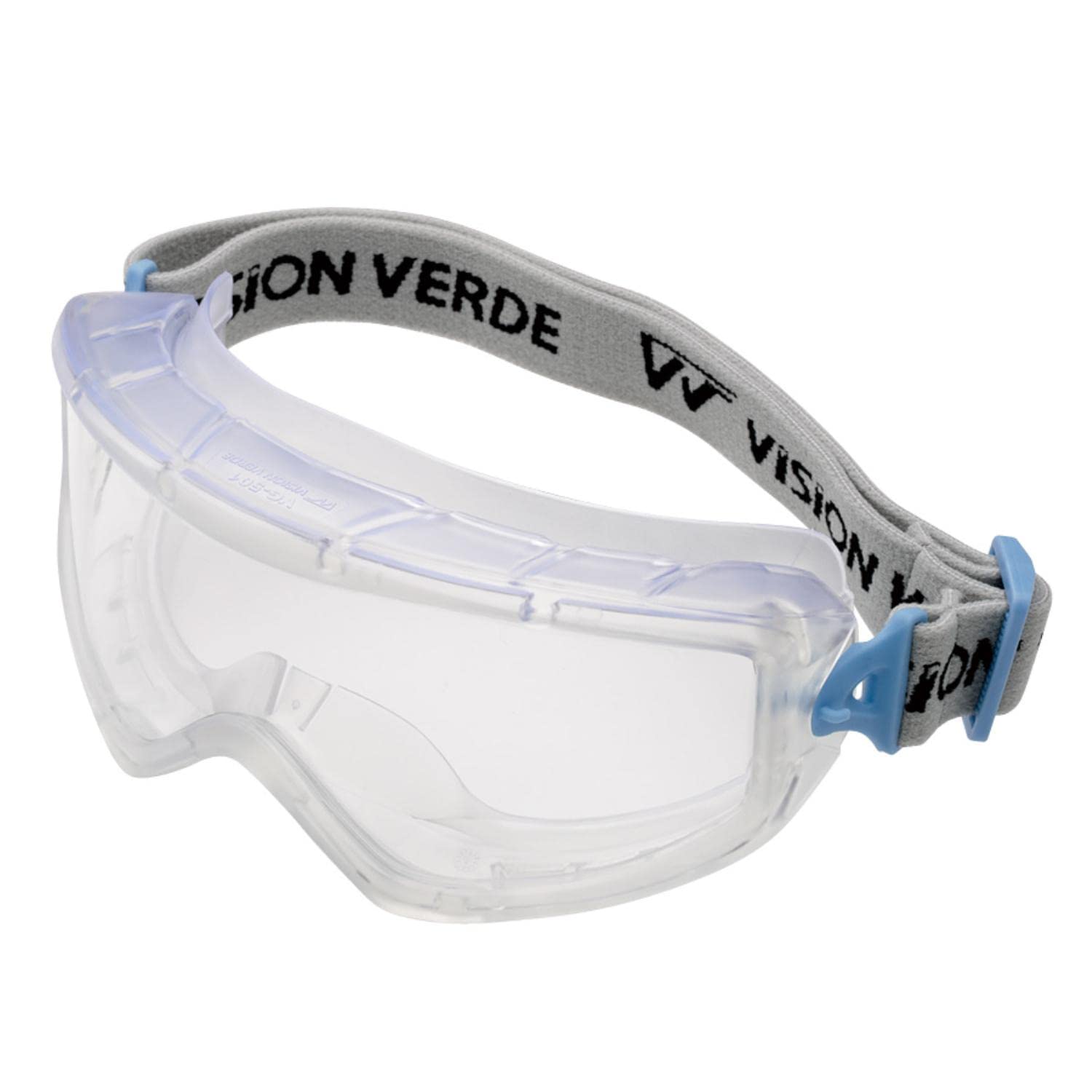 

Midori Anzen Vision Verde Goggles UV Compatible with Masks and Glasses VG501F, Double-Sided Anti-Fog, Protection,