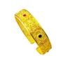 Golden Engraved Peony Flower Openable Bracelet - Light Luxury Chinese Trend Style High-End Jewelry