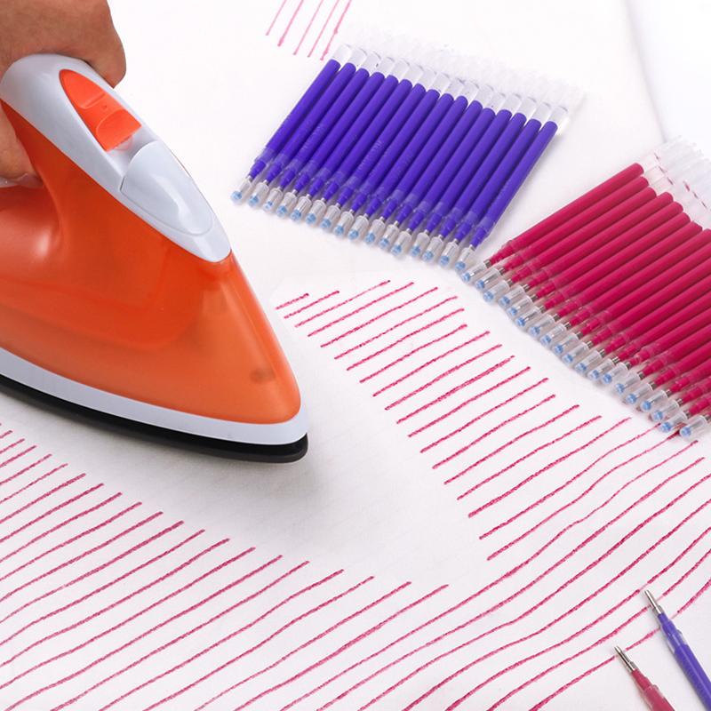 10 Náplní Vysokoteplotní Mizející Kůže Látka Fixy Teplem Smazatelný Fix na Značení Čar Šití DIY Příslušenství