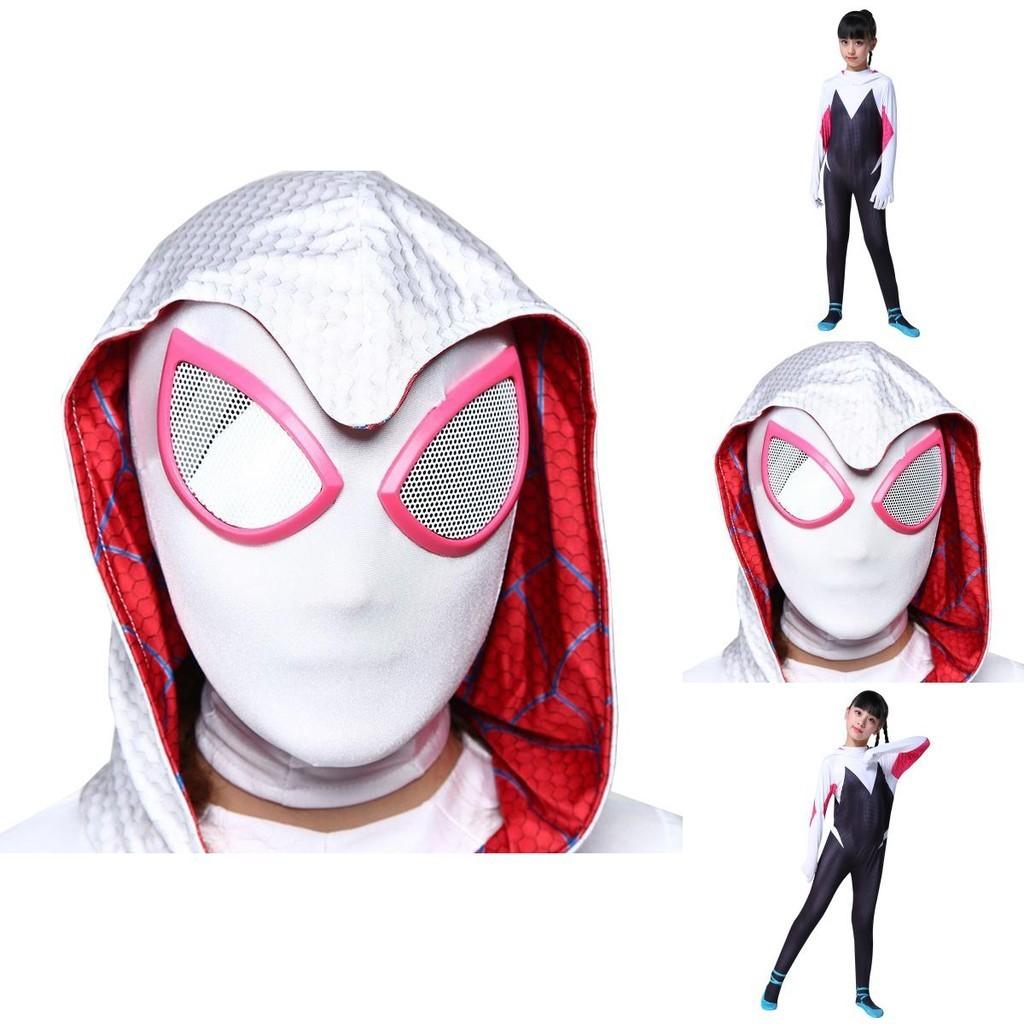 Vibrant Spider-man Into The Spider-verse Gwen Stacy Kids Costume Jumpsuit For Playful Adventures