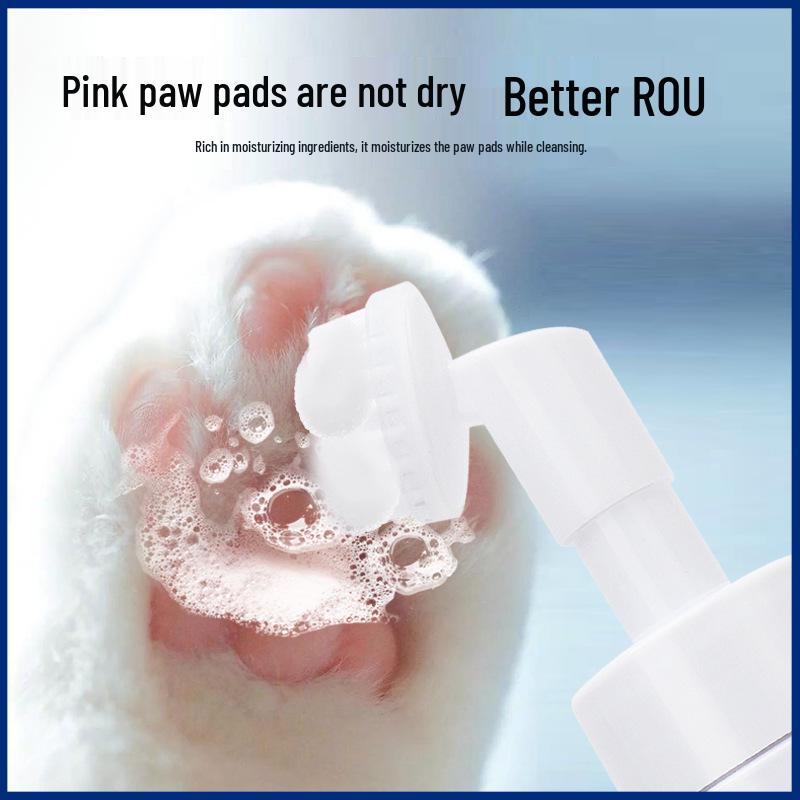 Pet Paw Cleaning Foam 200ml - Dog & Cat Paw Care Wash