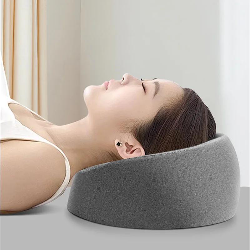 Cuscino ergonomico per sdraiarsi, in memory foam, traspirante, poggiatesta, supporto per massaggio del corpo, cuscino per poggiatesta per salone di bellezza