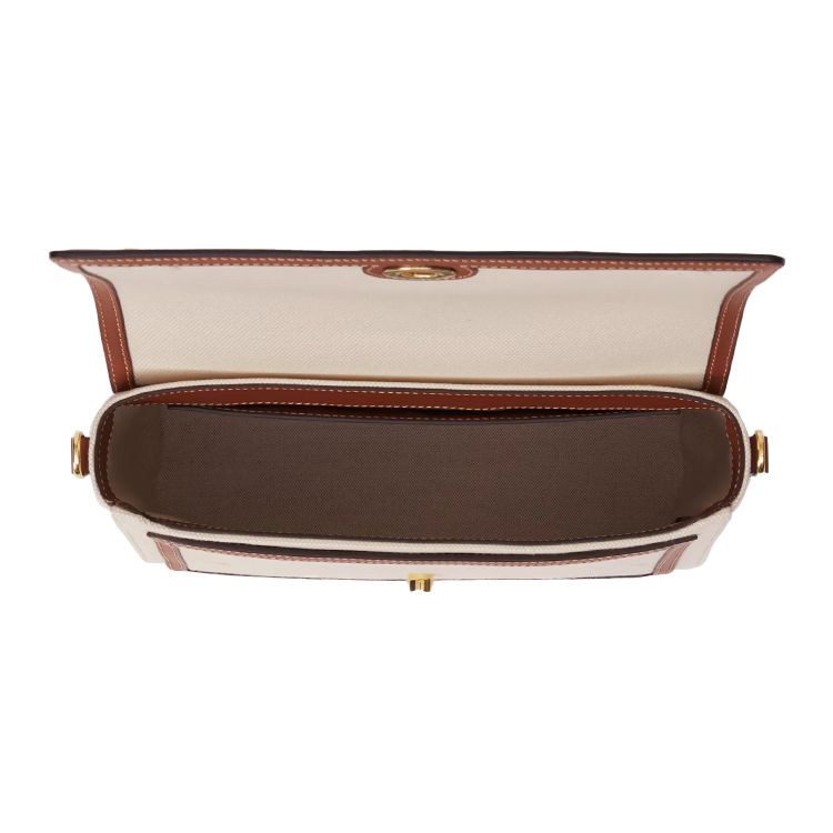 Burberry Note Adjustable Shoulder Strap Horseferry Print Calfskin Trim Messenger Bag Women Shoulder Bag 80302491