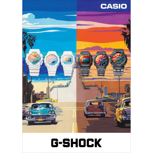 Casio Watch G-Shock BEACH TIME LAPSE Series DW-5600TLS-8JF Men's Gray Skeleton