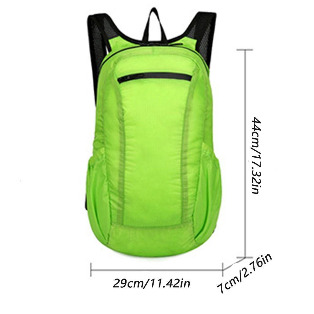Polyester Camping Backpack Zipper Foldable Travel Bag Portable Sports Backpack Outdoor