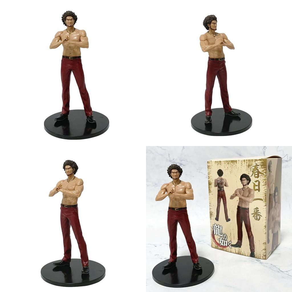 Like A Dragon Kasuga Ichiban Pvc Model Ornament With Display Stand For Collectors And Gaming Fans