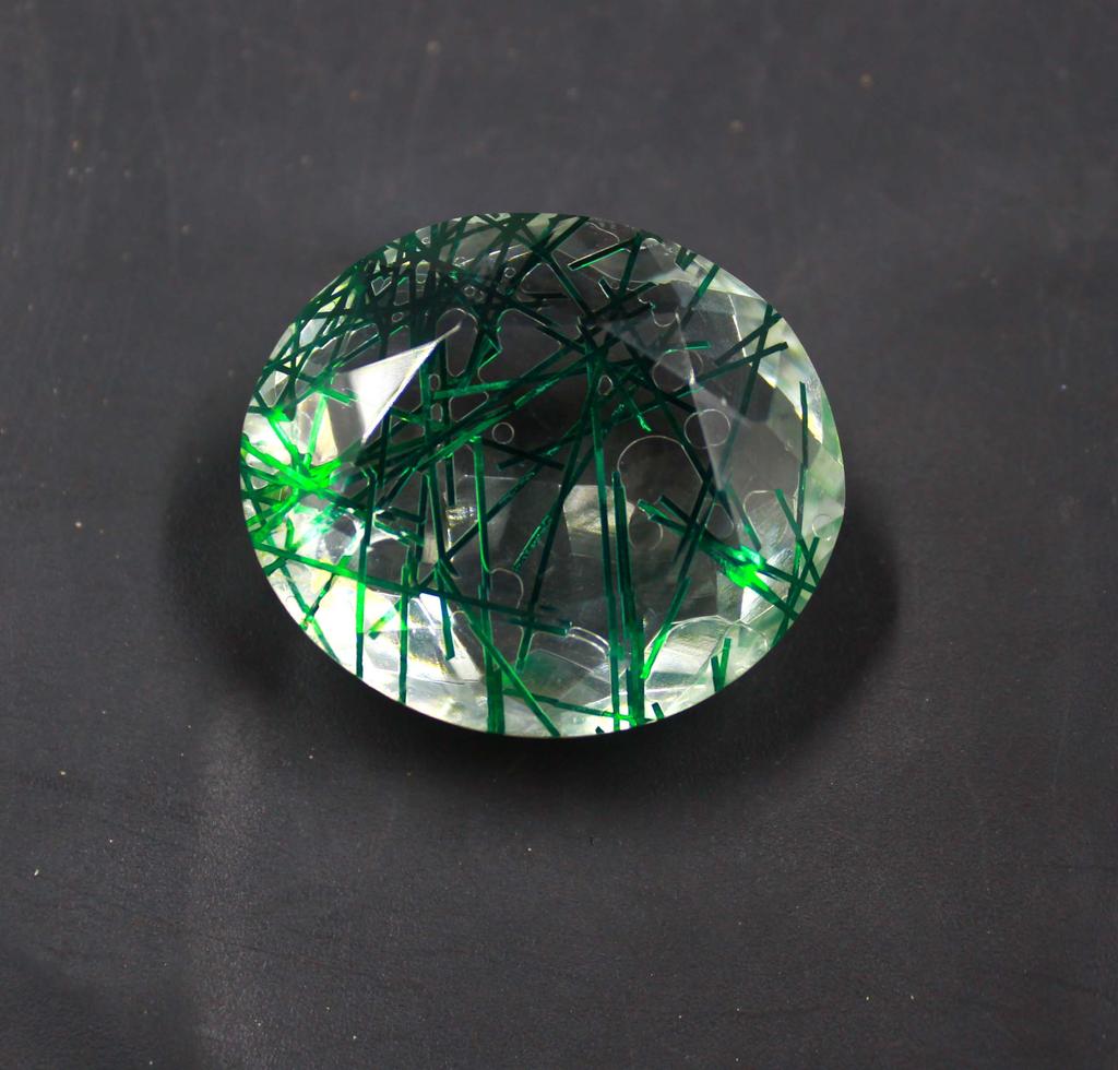 65-75 Carat Oval Shape Green Quartz Lab Created Amazing Quality Certified Brazil Gemstone SN382
