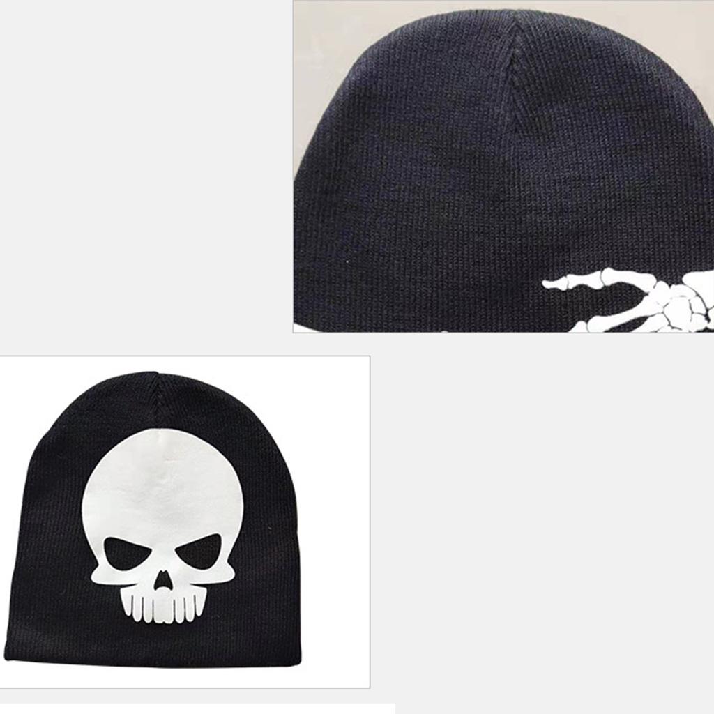 Multifunctional Comfortable Hat Handmade Hat Letter Knitted Hat for Daily Warm Accessory for Winter Fashion