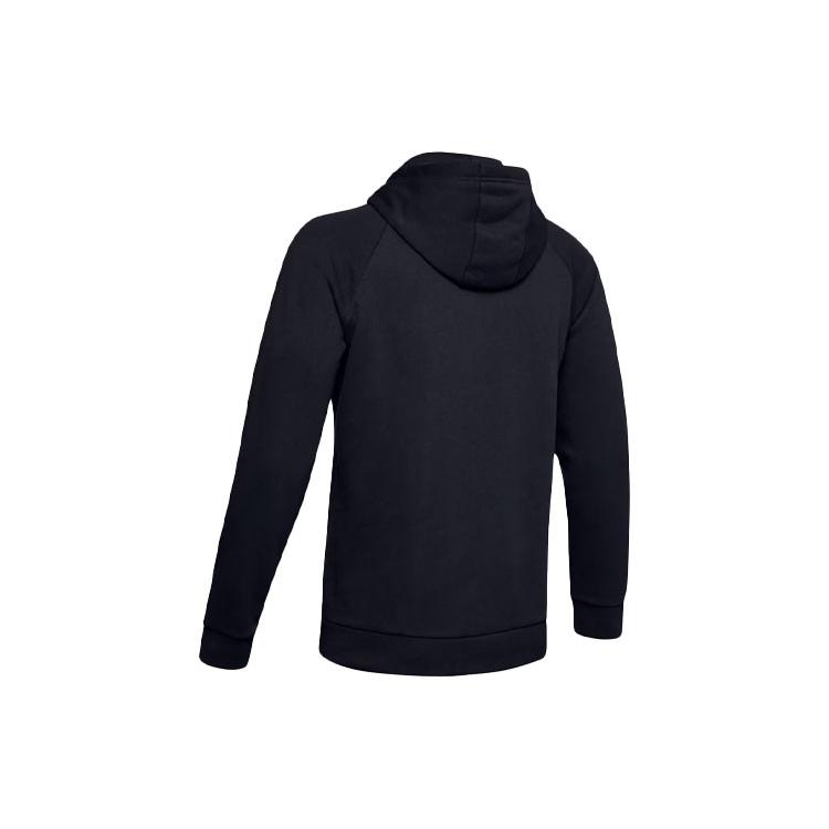 Under Armour Rival Sweatshirts Men's Black Hooded Moderate Regular 1345628-001