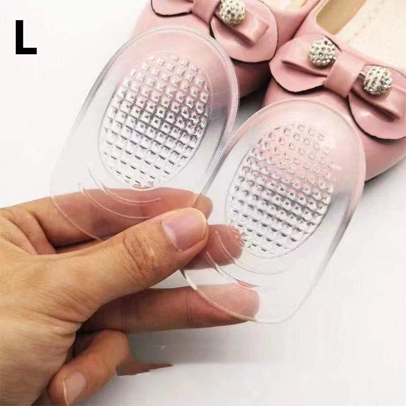 Gel Heel Anti Abrasion Pads 1 Pair Thickened Shock Absorption Adhesive Back Unisex for Long Standing Running Hiking