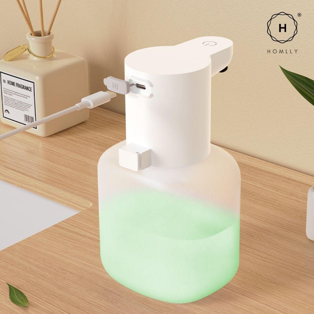 Homlly Automatic Sensor Adjustable Foaming Soap Gel USB C Rechargeable Dispenser (500mL) (X2PCS)
