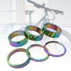Road Bikes Handlebar Stem Washer Rings Front Fork Bicycles Part Mountain Bicycles Aluminum Alloy Headset Fork Spacers