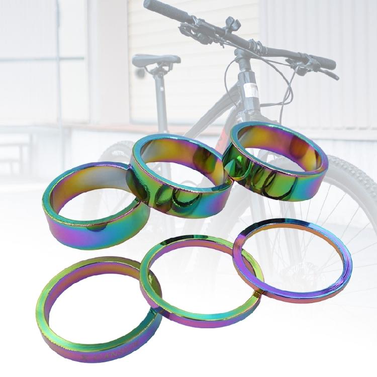 Road Bikes Handlebar Stem Washer Rings Front Fork Bicycles Part Mountain Bicycles Aluminum Alloy Headset Fork Spacers