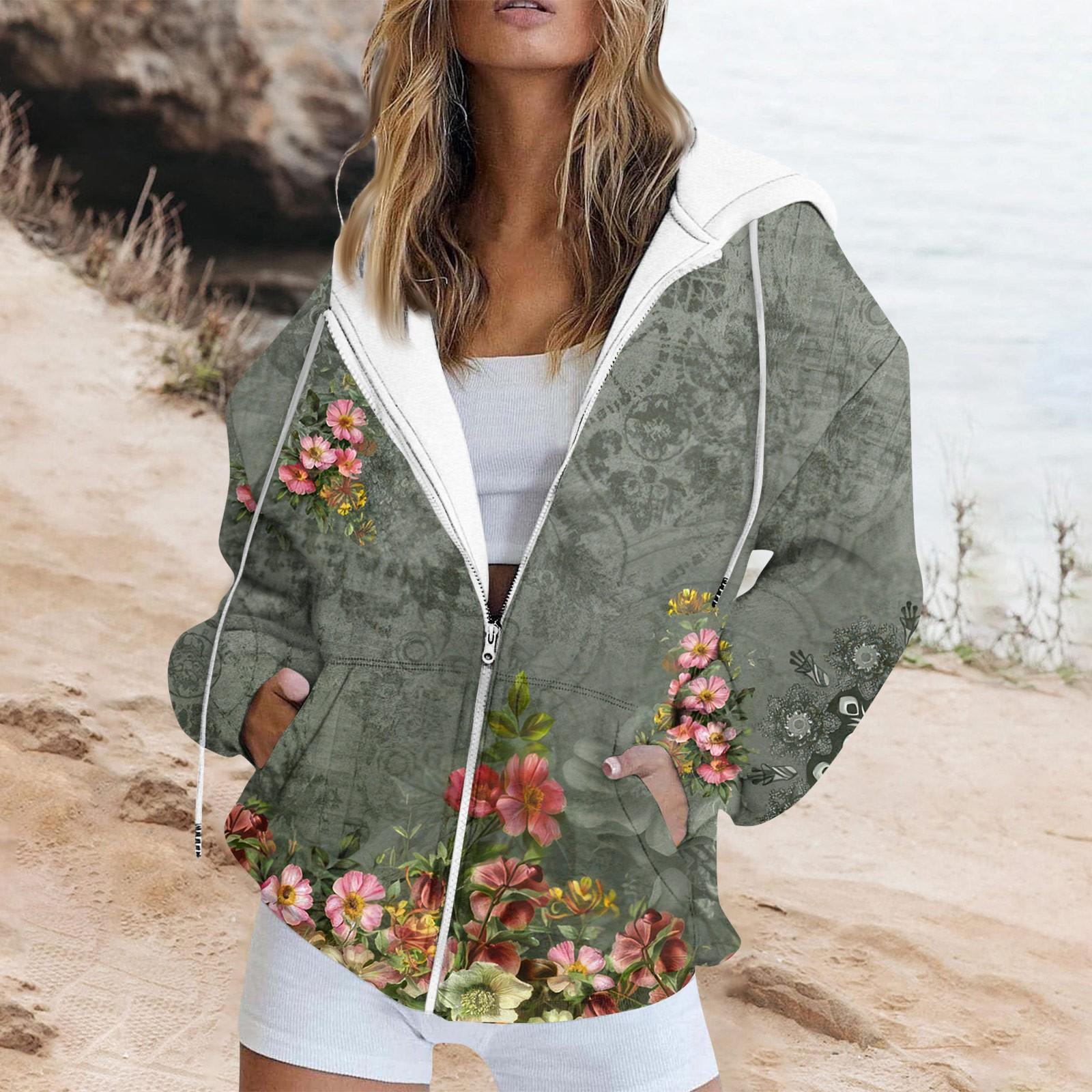 

Толстовка на молнии, женские толстовки с длинными рукавами, осенние наряды, большие толстовки с капюшоном, повседневные модные куртки XL