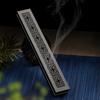 TUDOUZZZ Incense Holder, Spill-Proof, Openwork Design, Horizontal Stand, Ebony Wood, Stylish, Portable Buddhist Altar, Indoor Meditation, Dining